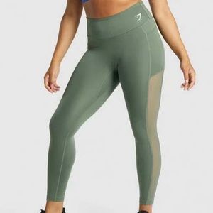 Gymshark Teal Training Leggings with Pockets
